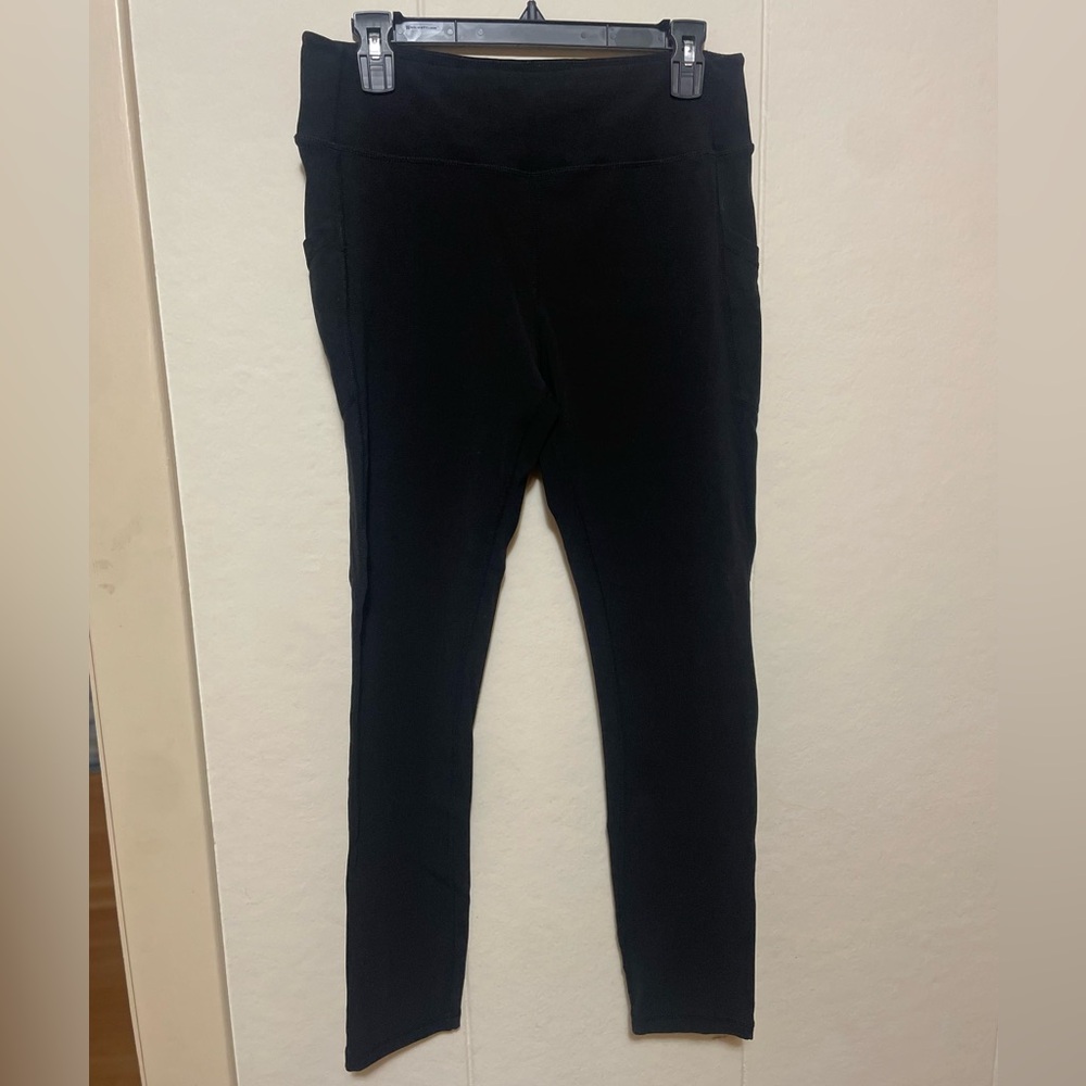 Happy Earth Plantec Organic Cotton Black Leggings